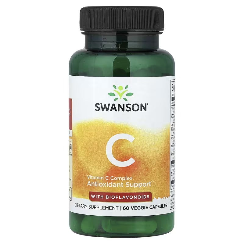 Swanson Vitamins, Vitamin C Complex with Bioflavonoids, 60 Veg Capsules