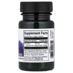 Swanson Vitamins, Albion® Zinc, 30 mg, 90 Vegan Capsules