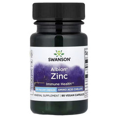 Swanson Vitamins, Albion® Zinc, 30 mg, 90 Vegan Capsules