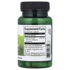 Swanson Vitamins, Full Spectrum® Chaga Mushroom, 400 mg, 60 Capsules
