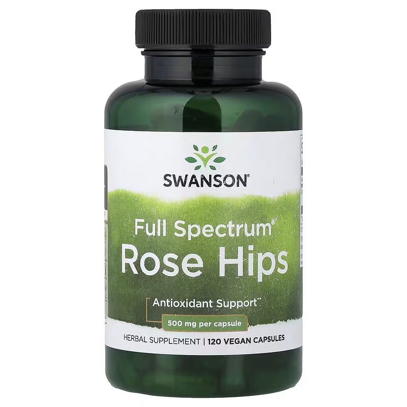 Swanson Vitamins, Full Spectrum® Rosehips, 500 mg, 120 Vegan Capsules