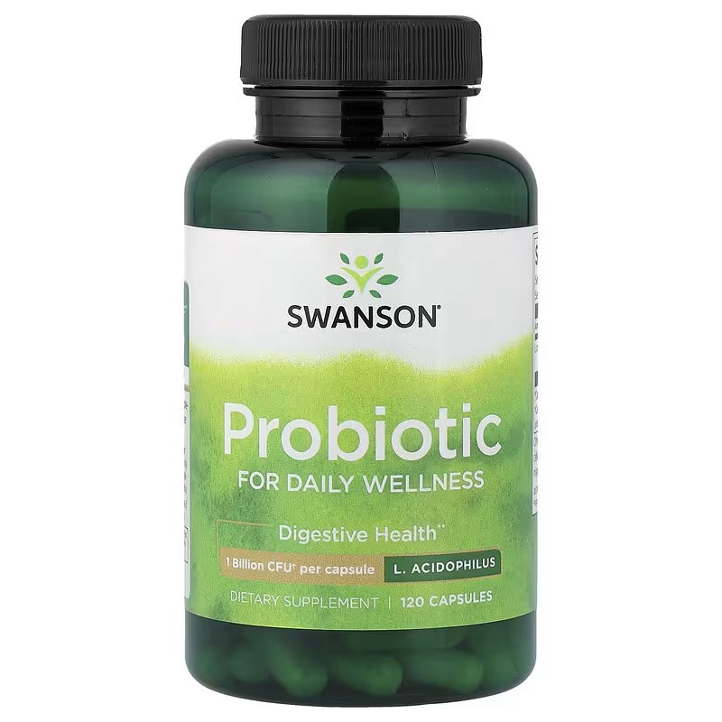 Swanson Vitamins, Probiotic, 120 Capsules (1 Billion CFU per Capsule)