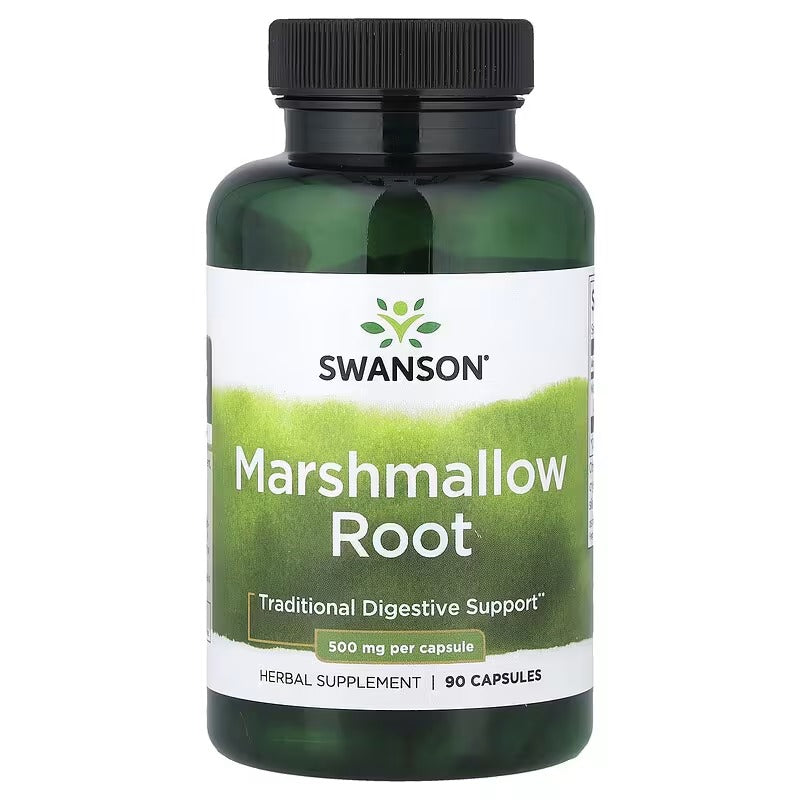 Swanson Vitamins, Marshmallow Root, 500 mg, 90 Capsules