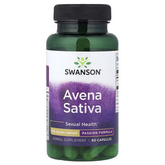 Swanson Vitamins, Avena Sativa, 60 Capsules (575 mg per Capsule)
