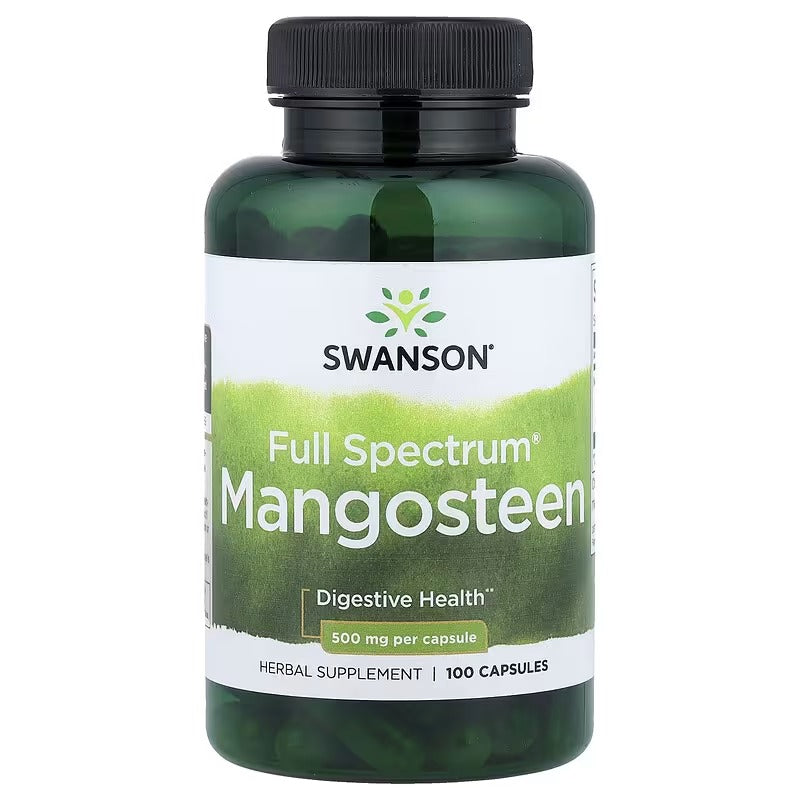 Swanson Vitamins, Full Spectrum® Mangosteen, 500 mg, 100 Capsules