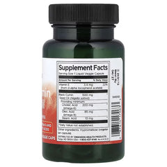 Swanson Vitamins, Black Cumin Seed Oil, 60 Liquid Vegetable Capsules