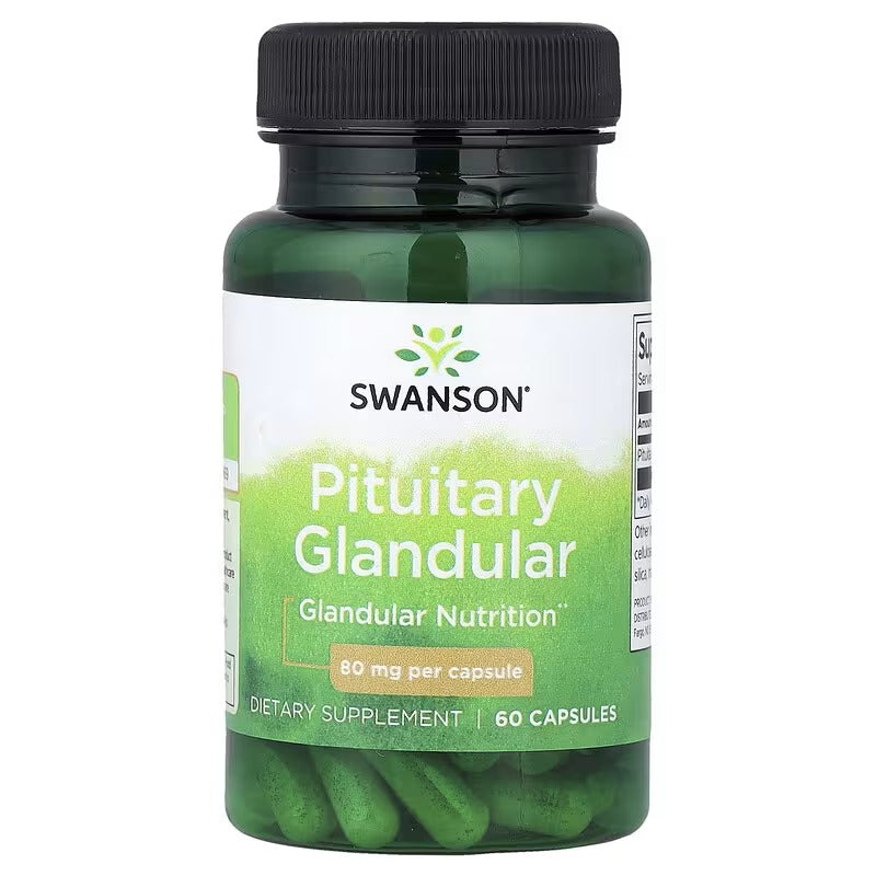 Swanson Vitamins, Pituitary Glandular, 80 mg, 60 Capsules
