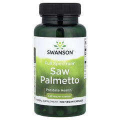 Swanson Vitamins, Full Spectrum® Saw Palmetto, 540 mg, 100 Vegan Capsules