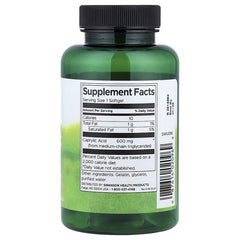 Swanson Vitamins, Caprylic Acid, 600 mg, 60 Softgels