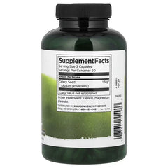Swanson Vitamins, Celery Seed, 500 mg, 180 Capsules