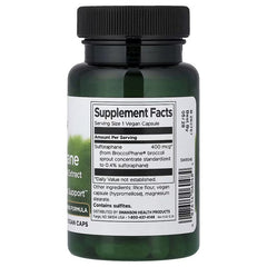 Swanson Vitamins, Sulforaphane from Broccoli Sprout Extract, 400 mcg, 60 Vegan Caps