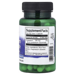 Swanson Vitamins Potassium Aspartate 99 mg, 60 Capsules