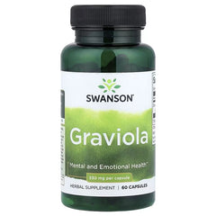 Swanson Vitamins, Graviola, 530 mg, 60 Capsules