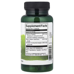 Swanson Vitamins, Turmeric, Garlic & Cayenne, 60 Capsules