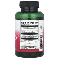 Swanson Vitamins, Cranberry, Whole Fruit Concentrate, Super Strength, 60 Softgels