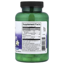 Swanson Calcium supplement bottle, back Supplement Facts label