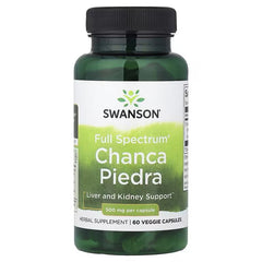 Swanson Vitamins, Full Spectrum® Chanca Piedra, 500 mg, 60 Veggie Capsules