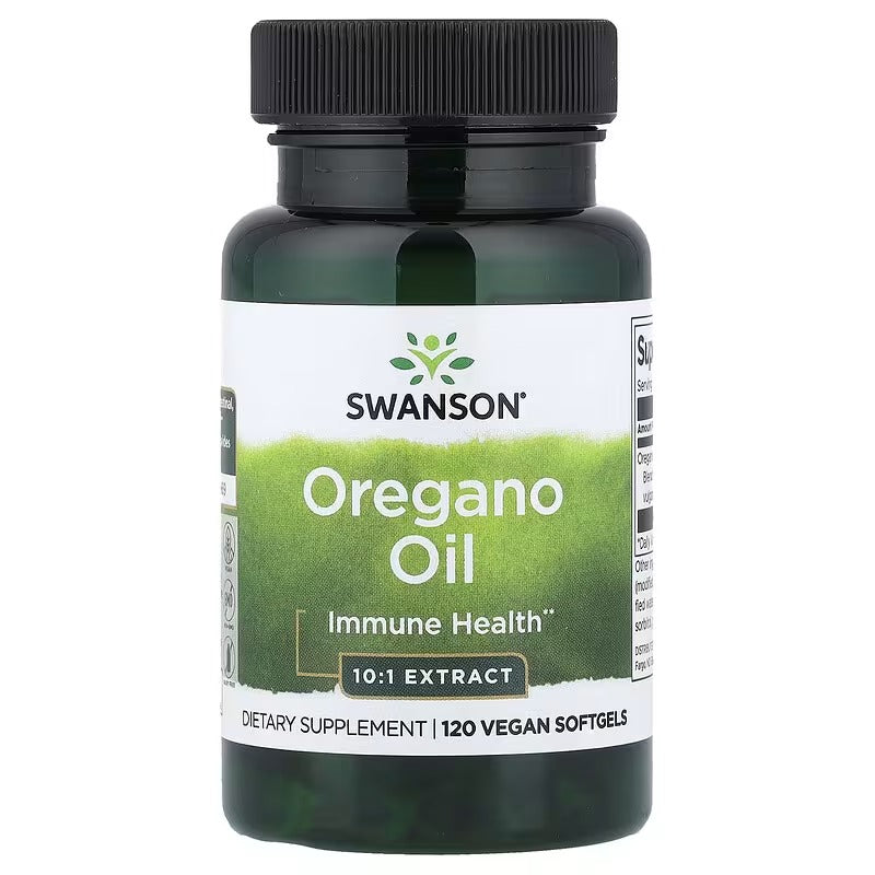 Swanson Vitamins, Oregano Oil, 120 Vegan Softgels (150 mg per Capsule)
