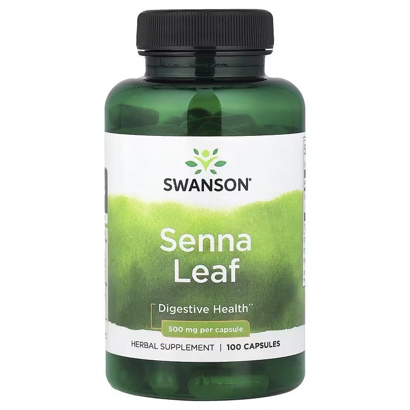 Swanson Vitamins, Senna Leaf, 500 mg, 100 Capsules