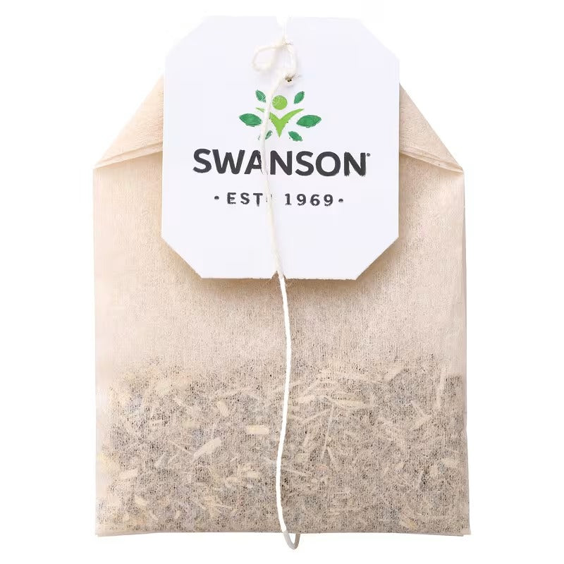Chamomile caffeine-free organic tea bag pouch with hanging string and USDA seal