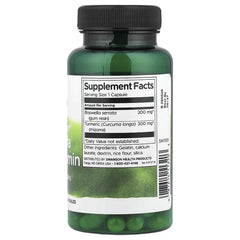 Supplement Facts label on dark green bottle with black ribbed cap