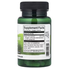 Swanson Vitamins, Ginger Root Extract, Standardised, 60 Veggie Capsules (200 mg per Capsule)