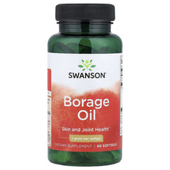 Swanson Vitamins, Borage Oil, 1 g, 60 Softgels