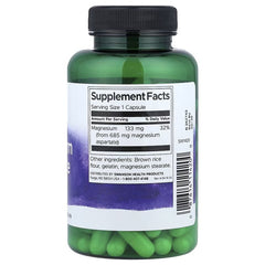 Swanson Vitamins, Magnesium Aspartate, 685 mg, 90 Capsules