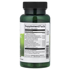 Swanson Vitamins, Adaptogenic Herbal Complex with Rhodiola, Ashwagandha & Ginseng, 60 Vegan Capsules
