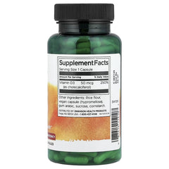 Swanson Vitamins Vitamin D3 High Potency Capsules