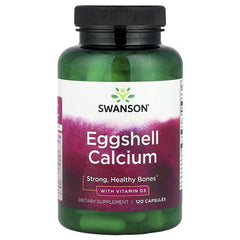Swanson Vitamins, Eggshell Calcium With Vitamin D3, 120 Capsules