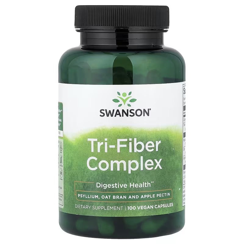 Swanson Vitamins, Tri-Fibre Complex, 100 Vegan Capsules