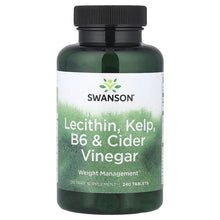 SWANSON dietary supplement bottle with green label, dark green bottle, black cap