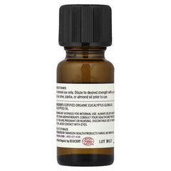 Swanson Vitamins, Certified Organic Eucalyptus Essential Oil, 0.5 fl oz (15 ml)