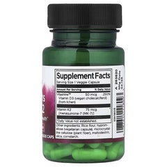 Swanson Vitamins, Vitamins D3 & K2, 60 Veg Caps