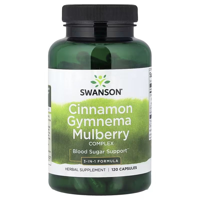 Swanson Vitamins, Cinnamon Gymnema Mulberry Complex, 120 Capsules
