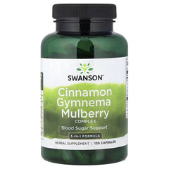 Swanson Vitamins, Cinnamon Gymnema Mulberry Complex, 120 Capsules