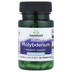 Swanson Vitamins, Albion® Molybdenum, 400 mcg, 60 Veggie Caps