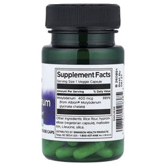 Swanson Vitamins, Albion® Molybdenum, 400 mcg, 60 Veggie Caps