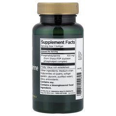Swanson Vitamins Phosphatidylserine, 100 mg, Softgels