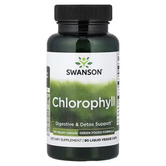 Swanson Vitamins, Chlorophyll, 90 Liquid Veggie Caps