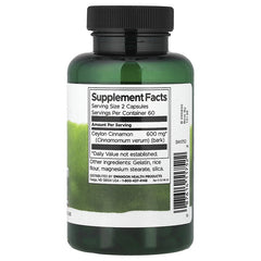 Swanson Vitamins, Full Spectrum® True Cinnamon, 120 Capsules (300 mg per Capsule)