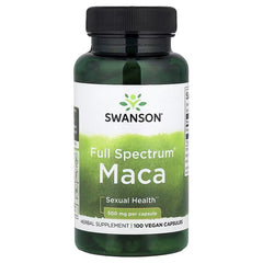 Swanson Vitamins, Full Spectrum® Maca, 500 mg, 100 Vegan Capsules