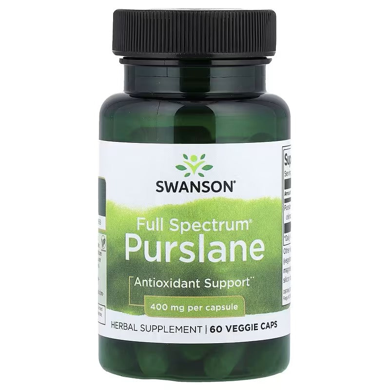 Swanson Vitamins, Full Spectrum® Purslane, 400 mg, 60 Veg Caps