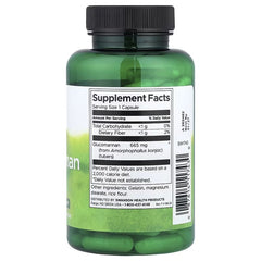 Swanson Vitamins, Glucomannan, 665 mg, 90 Capsules