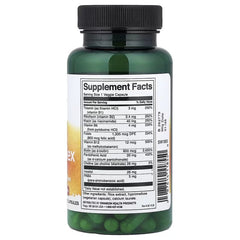 Swanson Daily B-Complex veggie capsule supplement bottle with Supplement Facts label