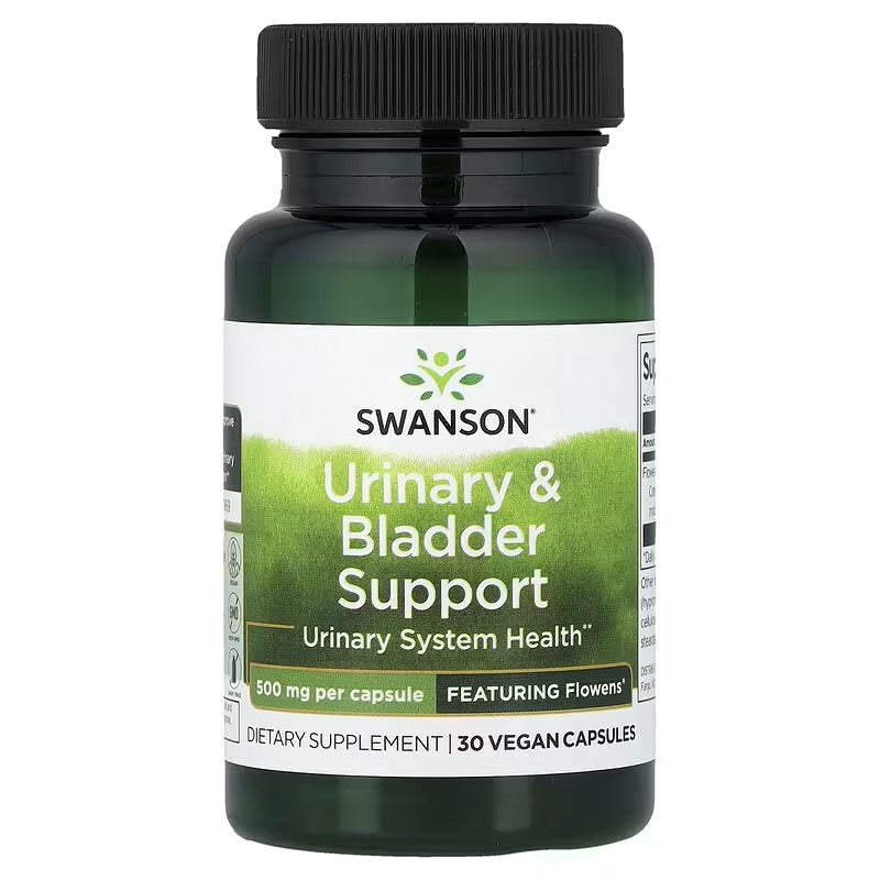 Swanson Vitamins, Urinary & Bladder Support, 500 mg, 60 Vegan Capsules
