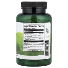 Swanson Vitamins, Ginger Root, Standardised and Whole Herb, 120 Capsules