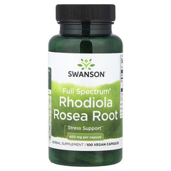 Swanson Vitamins, Full Spectrum® Rhodiola Rosea Root, 400 mg, 100 Vegan Capsules