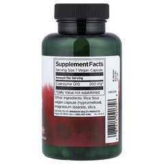 Swanson Vitamins CoQ10, 200 mg, Vegan Capsules